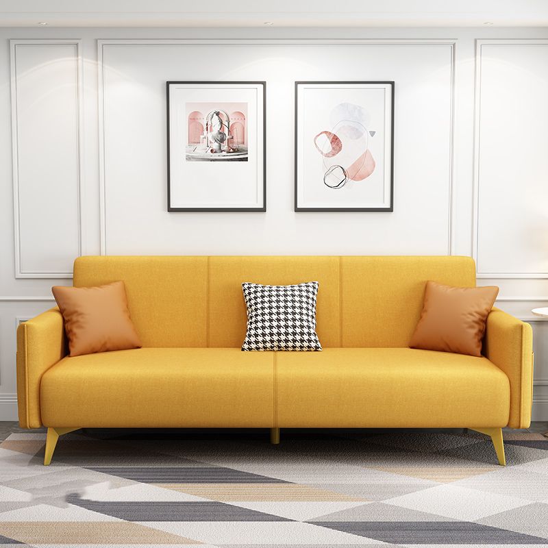 Contemporary Standard Square Arm Living Room Stationary Seating