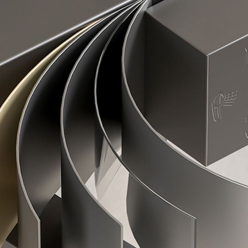 Modern Shower Trim Push Button Dual Shower Head Wall Mounted Shower Combo