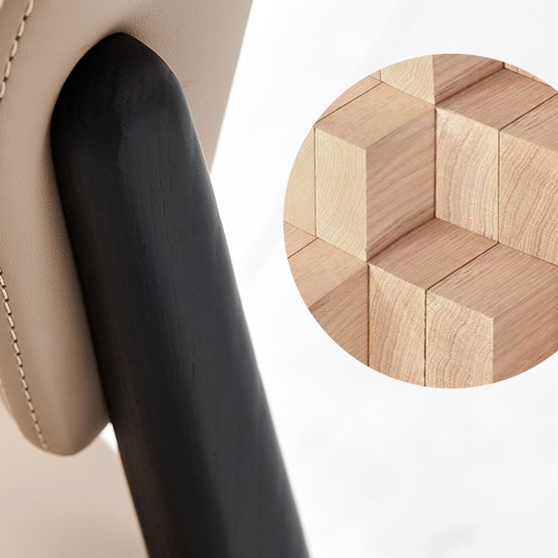 Dining Room Kitchen Chair Open Back Solid Wood Legs Dining Side Chair