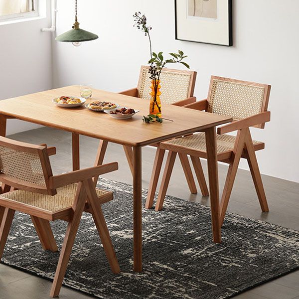 Sillas de comedor de madera maciza, silla con respaldo abierto para interior y exterior, para cocina