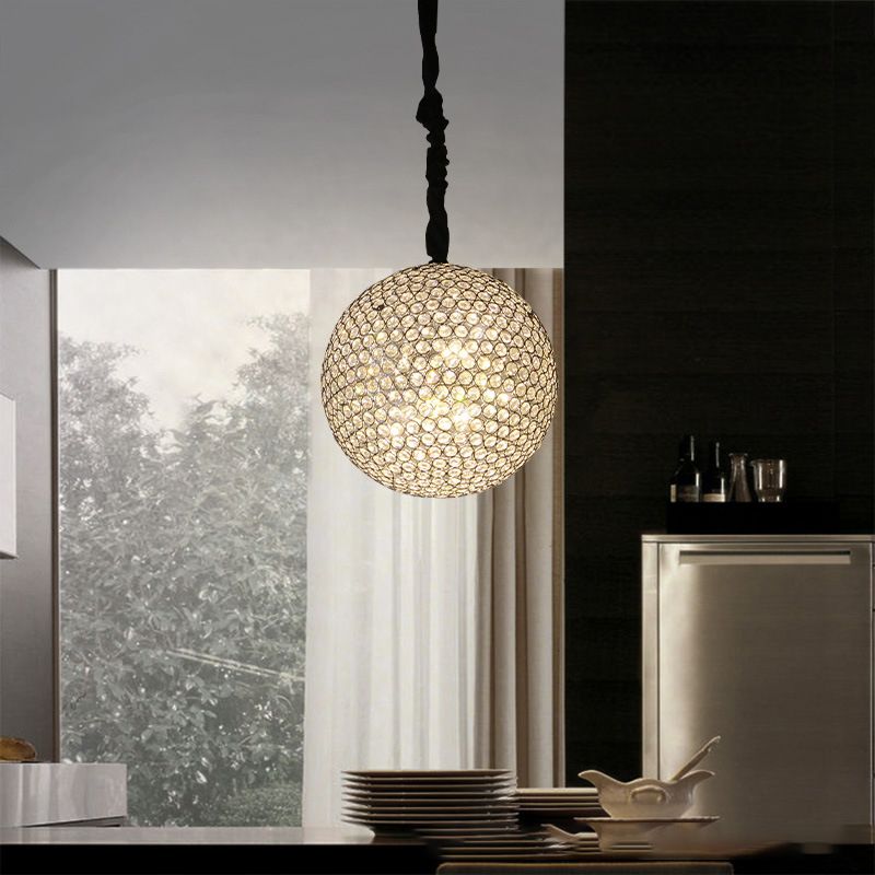 Lampadario contemporaneo a 3 lampadario a cristallo head ristorante il lampadario appeso