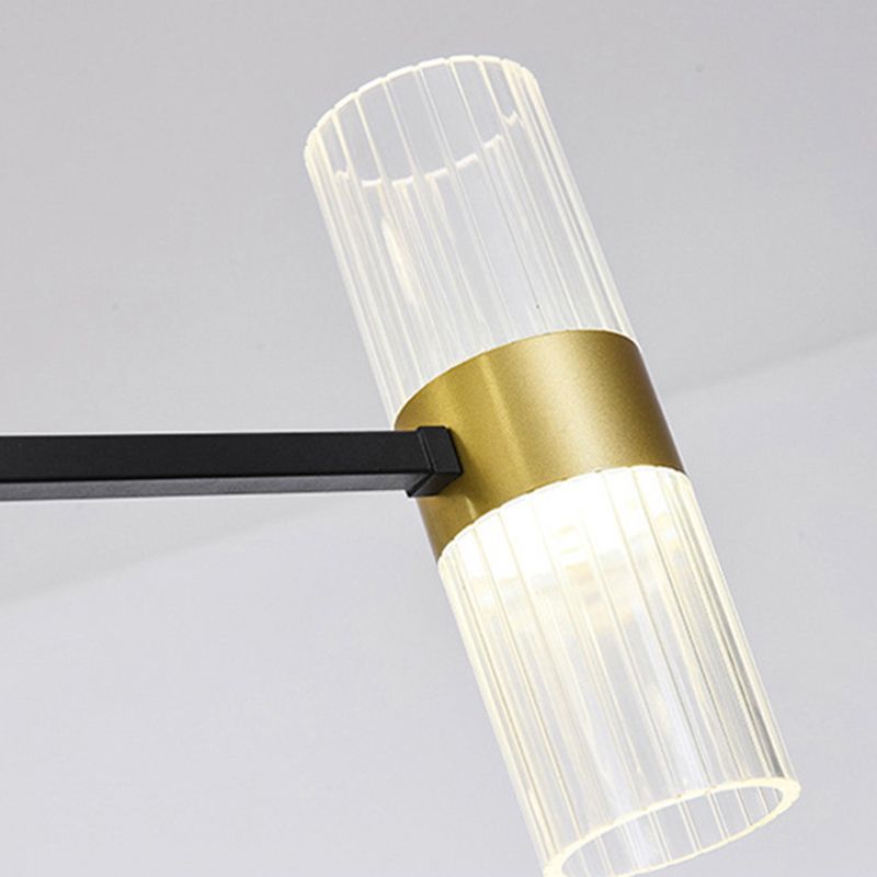 Starburst Chandelier Lighting Fixture Simple LED Metal Ceiling Chandelier for Living Room