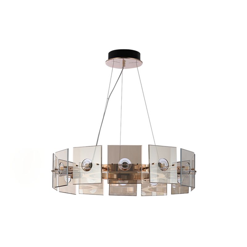 Glass Hanging Pendant Lights Contemporary Hanging Lamps for Living Room