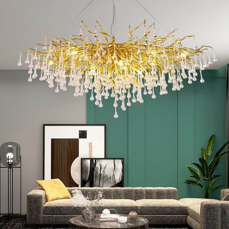 Lampada di fuochi d'artificio ultra-moderna lampada a sospensione metallica Light per il ristorante