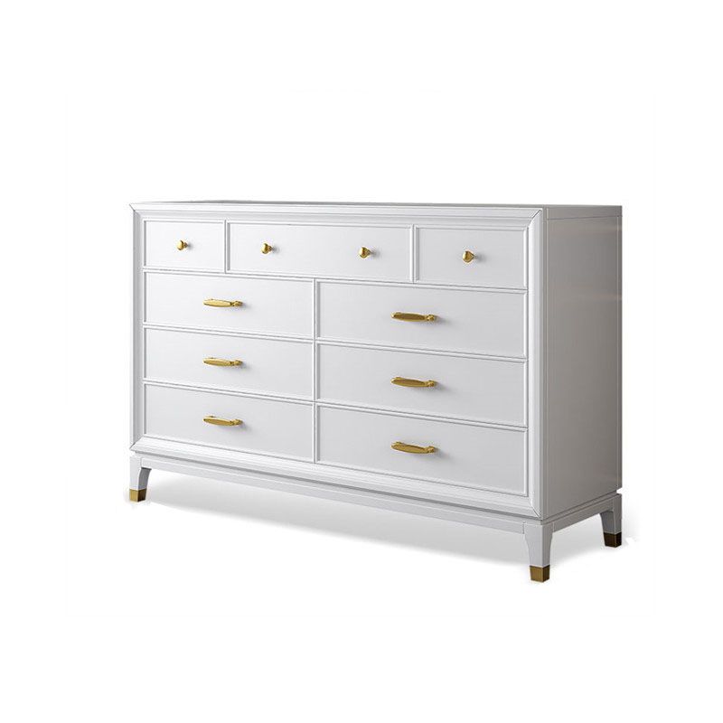 17.55-inch W Classic Glam Storage Chest Solid Wood Dresser with 5/7/9 Drawers