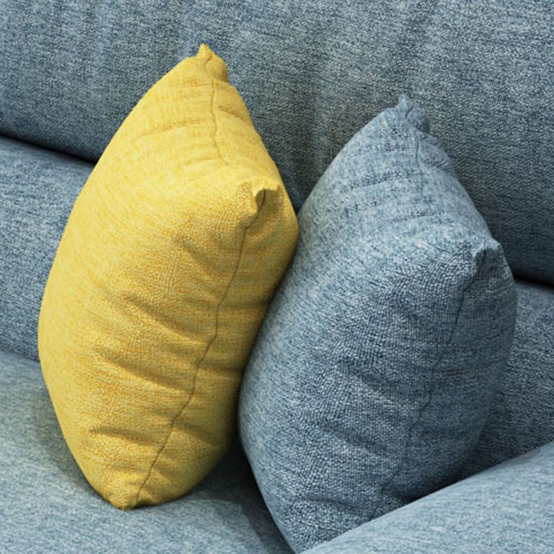 Stationary 4-Seater Sectional Sofa, Pillow Top Arm 138" Sectional Sofa