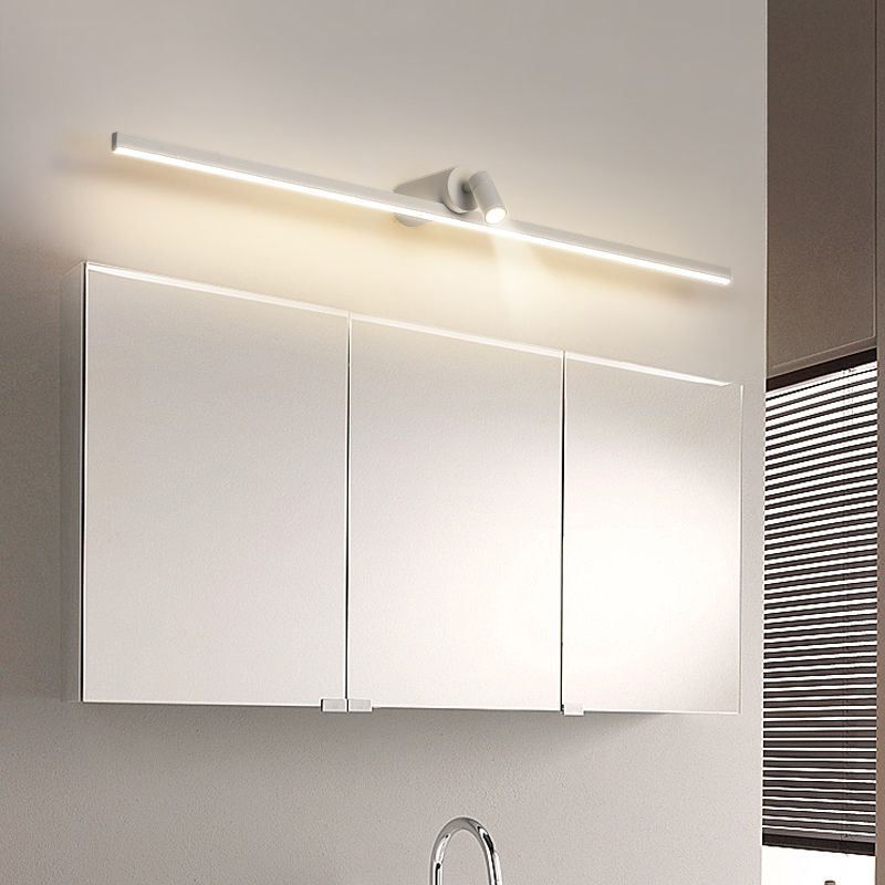 Linear Wall Sconce Lights Modern Metal 2 Light Sconce Lightture pour salle de bain