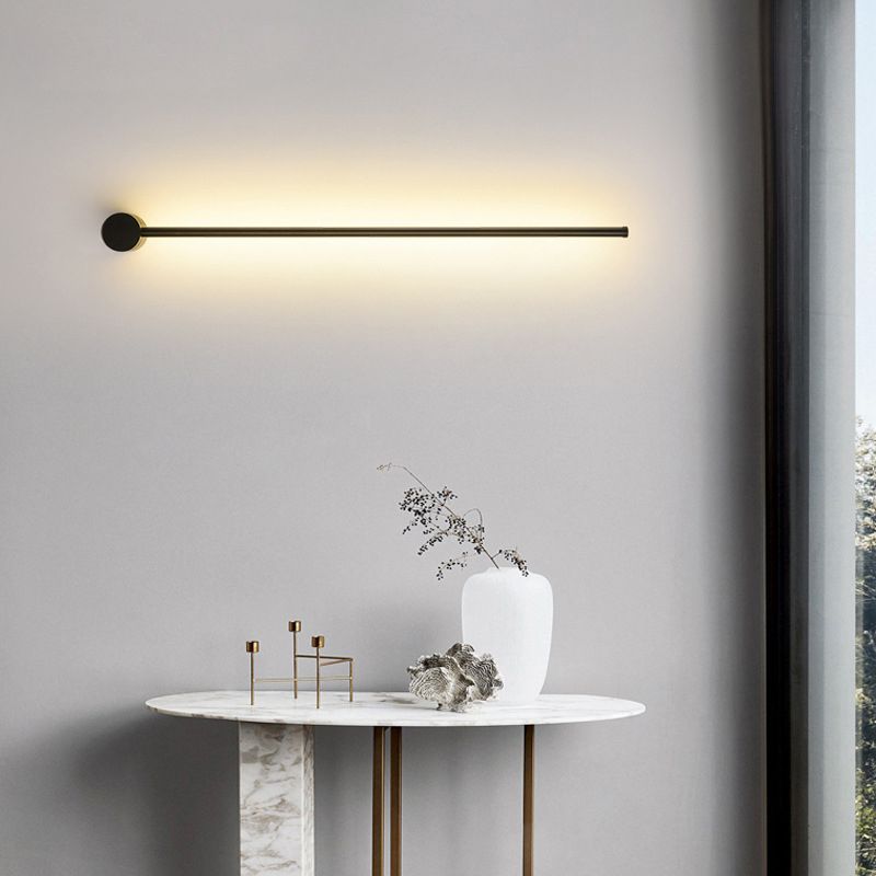 Lineare Wandbeleuchtung Merkmale moderner Metall 1 Lichtwandbeleuchtung