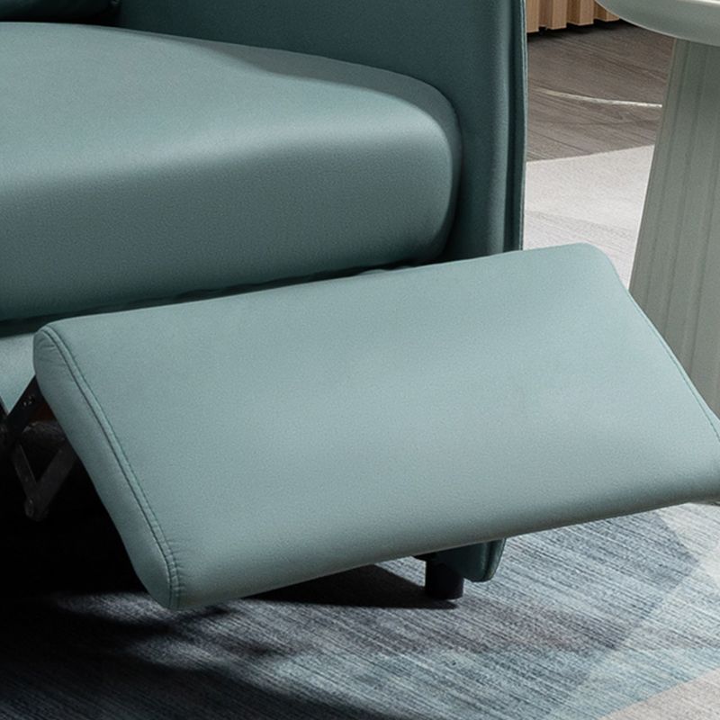 Position Lock Recliner Chair Independent Foot Faux Leather Recliner