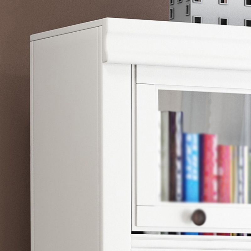 Libreria di barrister in legno con cassetto