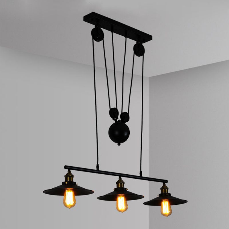 American Industrial Style Pendant Light Vintage Hanging Light for Bar Living Room