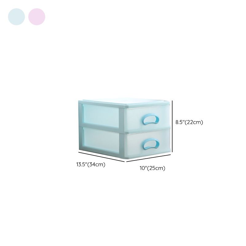Drawers Filing Cabinet Contrast Color Plastic Vertical Filing Cabinet