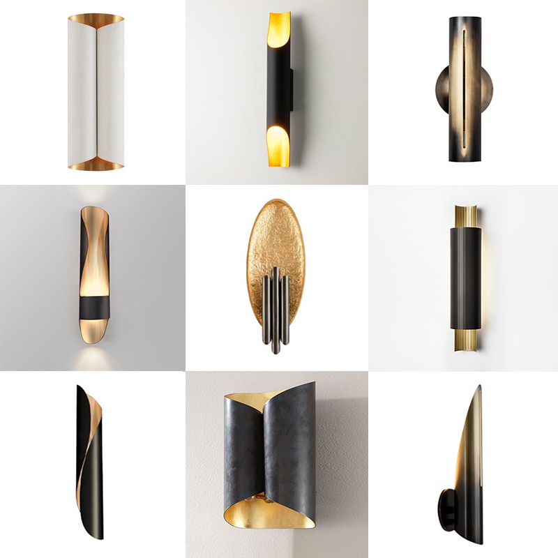 Luz de pared de estilo moderno Dispersión de pared de metal creativa para sala de estar para sala de estar
