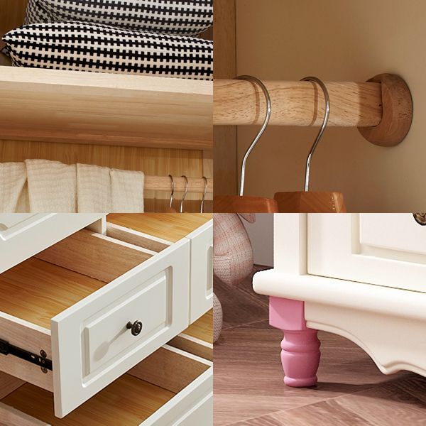 Coastal Cabinet with Hinged Door Manufactured Wood Matte Finish Storage Cabinet