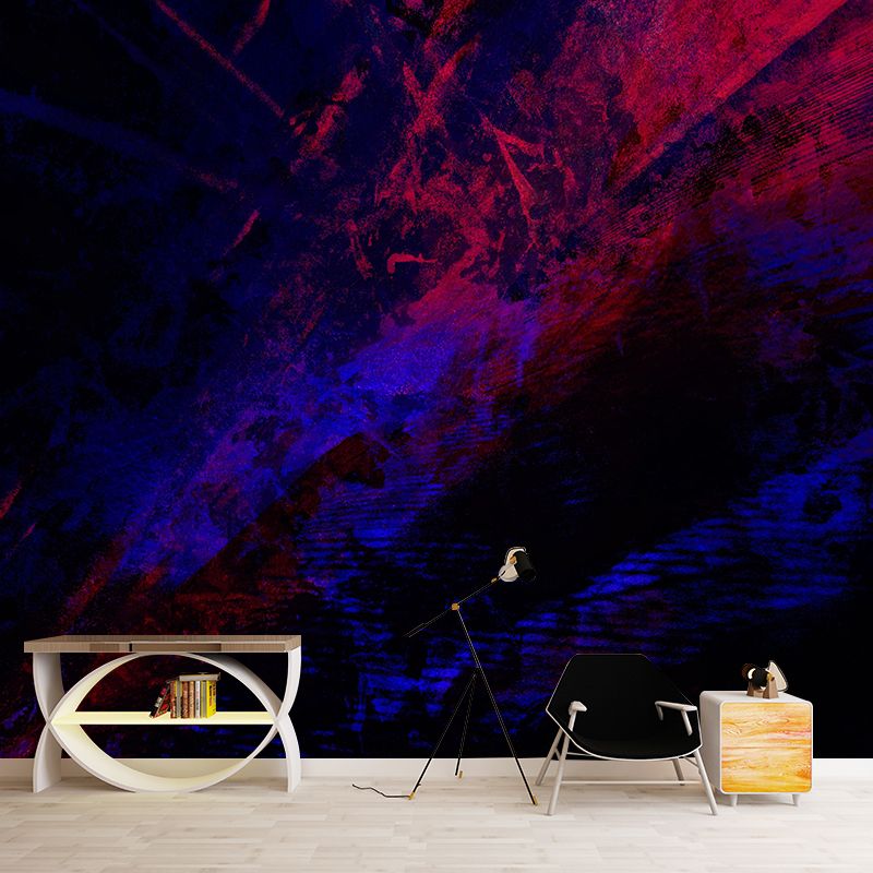 Abstract Color Collision Wall Mural Decorative Modernism Mildew Resistant Material Wall Art