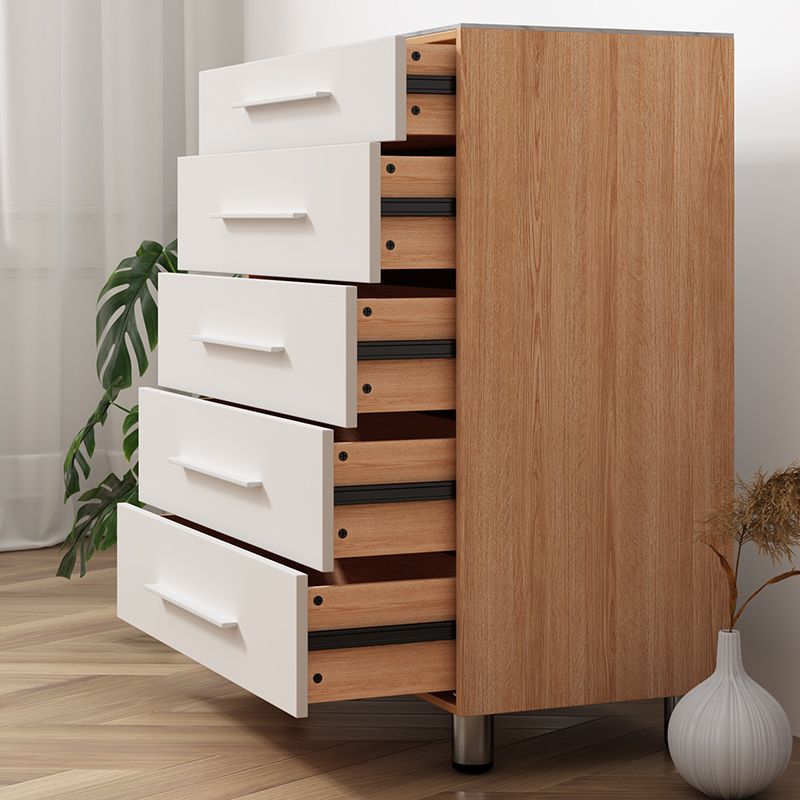 15.6-inch Width Storage Chest Contemporary Dresser with 4/5/6 Drawers