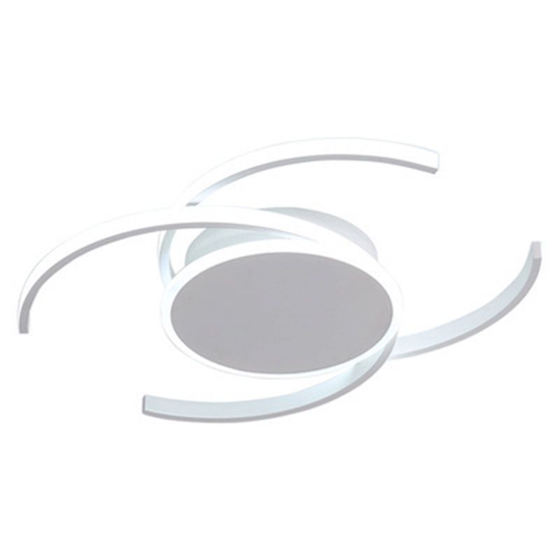 Kreisförmige Semi-Flush-Mount-Licht-Halterung Acryl Moderne Bündig-Halterung Deckenleuchte