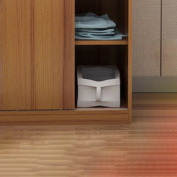 Two Doors Wardrobe Armoire Modern Engineered Wood Wardrobe Closet