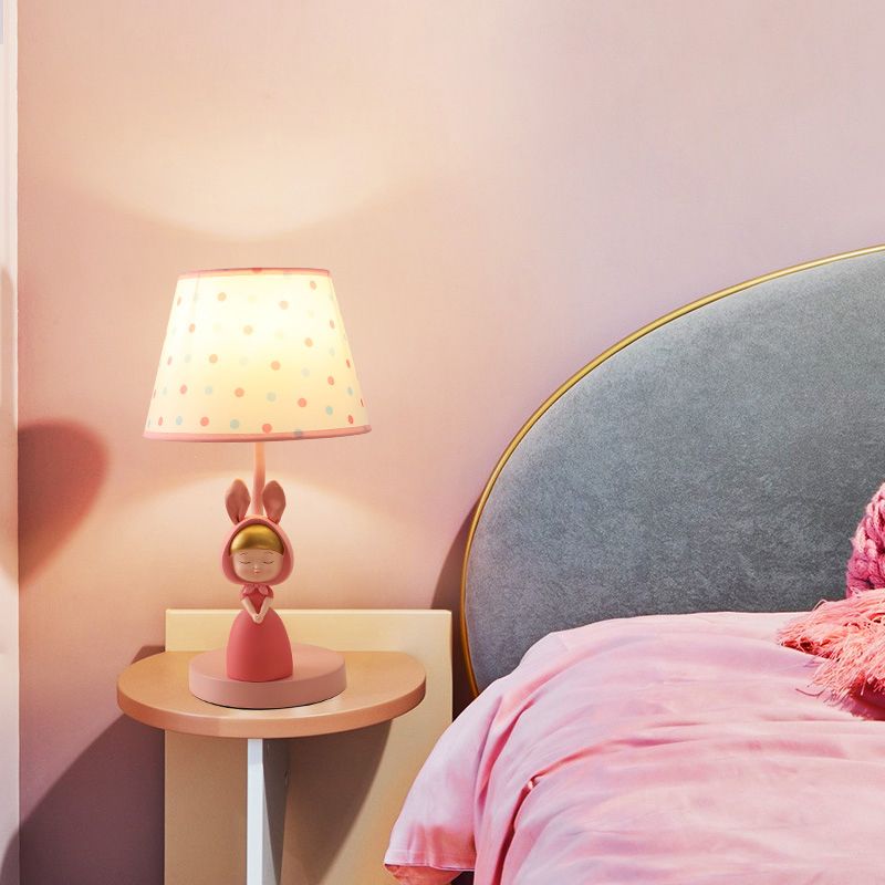 Lámpara de noche de batería de batería de tambor cónica