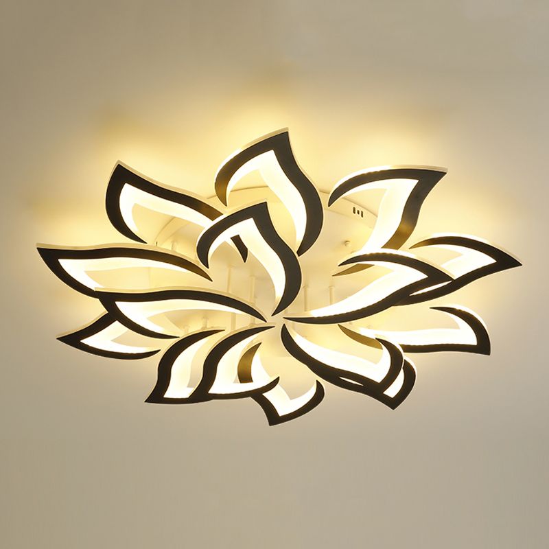 Modern Unique Shape Flush Mount Ceiling Fixture Flush Ceiling Lights for Dining Room