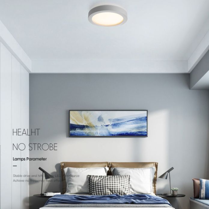 Éclairage de plafond encastré à LED moderne, éclairage d'intérieur, éclairage circulaire pour chambre à coucher, Foyer