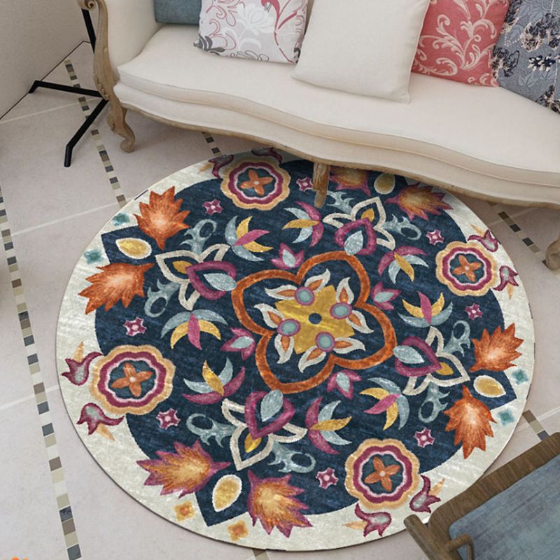 Vintage multi-kleuren tribale tapijten polypropyleen americana tapijt anti-slip huisdiervriendelijke vlekbestendig kleed voor salon