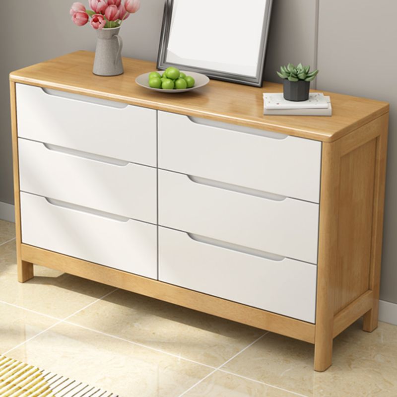 29.5"/37" Tall Solid Wood Chest, Rectangle Accent Chest with Drawers