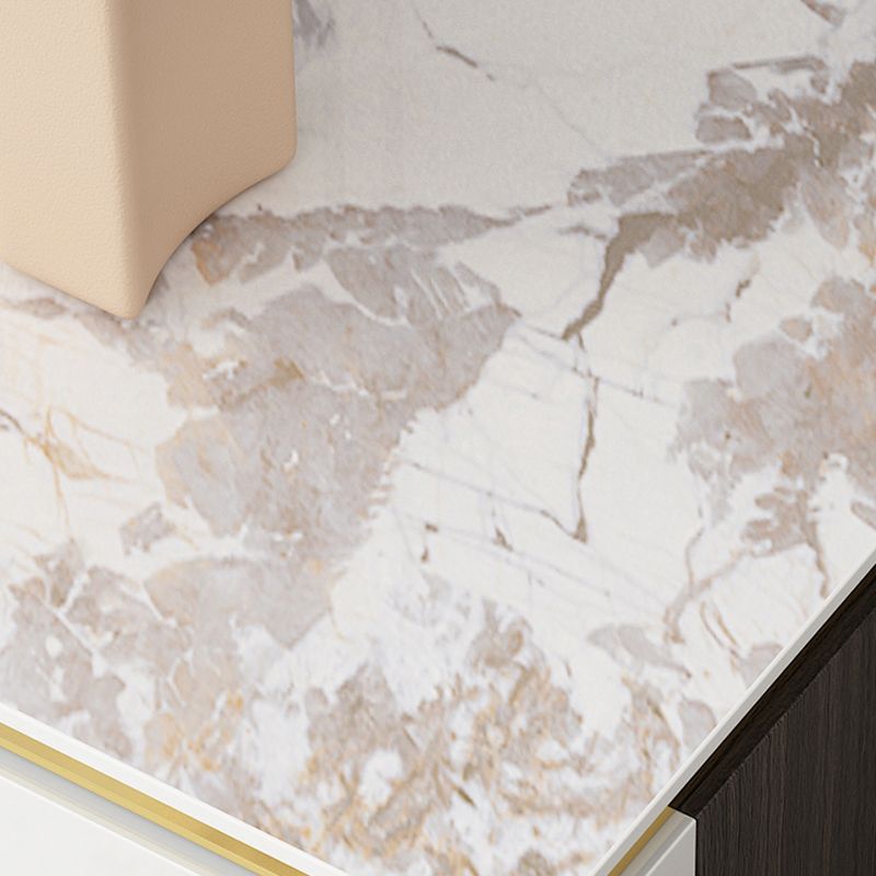 11.7-inch Width Glam Storage Chest Stone Storage Chest Dresser with 3/6 Drawers