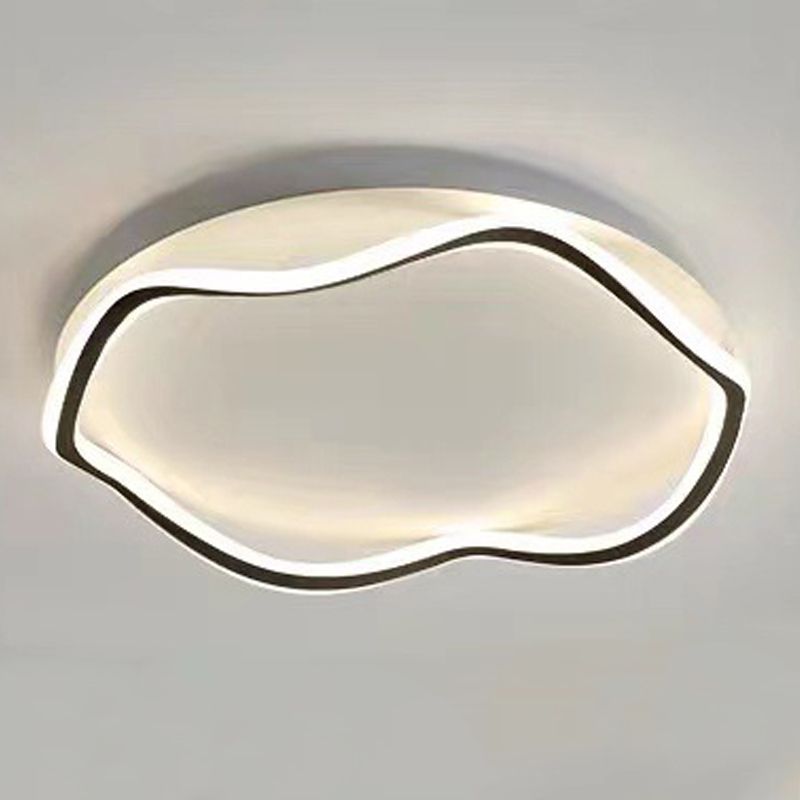 Luminaires encastrés contemporains Lampes encastrées circulaires en métal à 1 lumière pour chambre à coucher