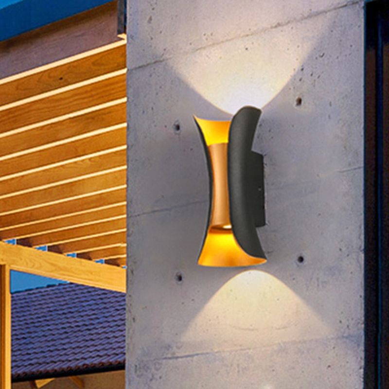 Aluminum Wall Mount Light LED Wall Sconce Light with Metal Shade for Bedroom