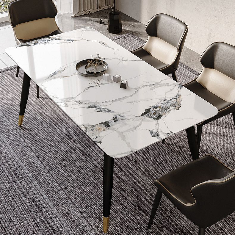 Brasserie Contemporary Faux Leather Dining Chair Parsons Chair in Matte Finish