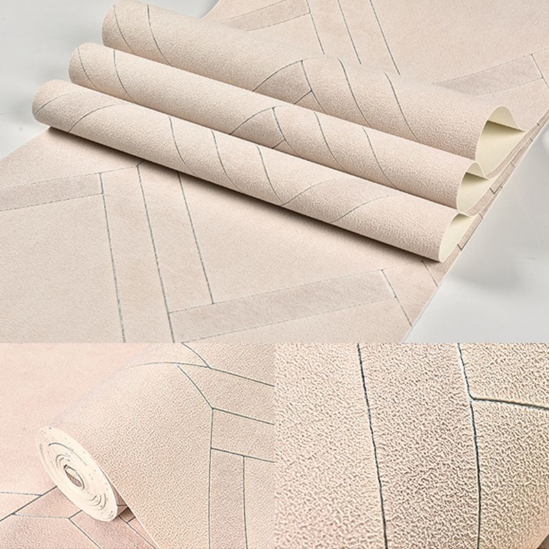 Matrix 57.1-sq ft Wallpaper Roll Pastel Color Textured Moisture Resistant Wall Art for Bedroom