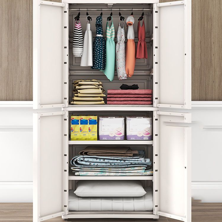 Contemporary Style Wardrobe Plastic Wardrobe Closet for Bedroom