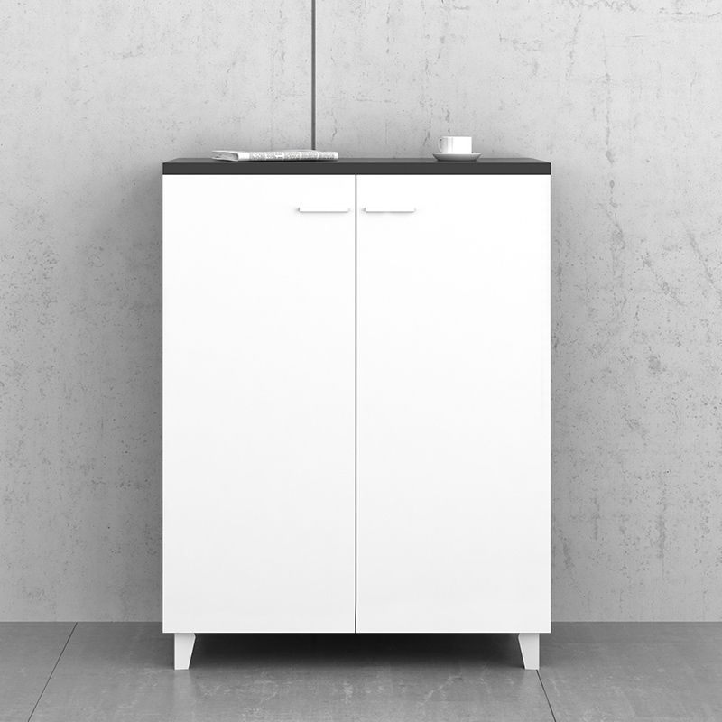 Contemporary File Cabinet Solid Wood Frame Lateral File Cabinet Office