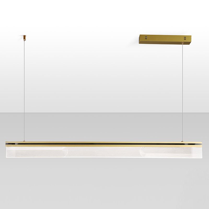 Acrylic Island Pendant Modern Style Island Light Fixtures for Dining Room