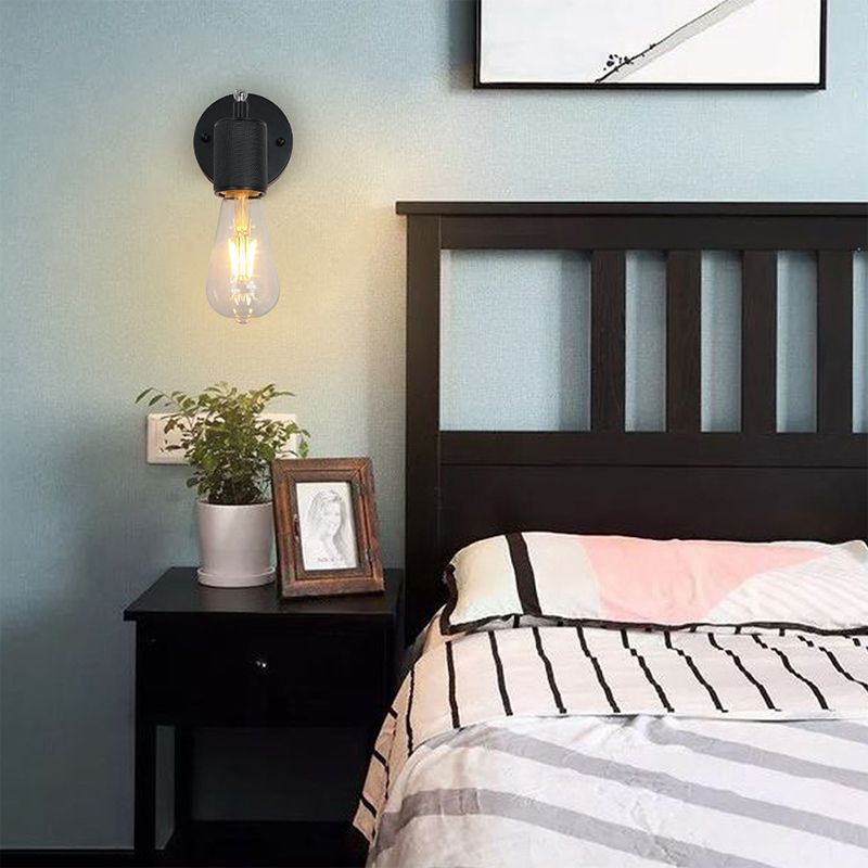 Contemporary Metal Wall Sconce Linear Shape Wall Light for Living Room