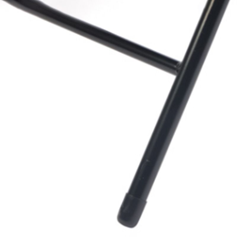Silla de comedor de estilo moderno Silla auxiliar plegable sin brazos con patas de metal