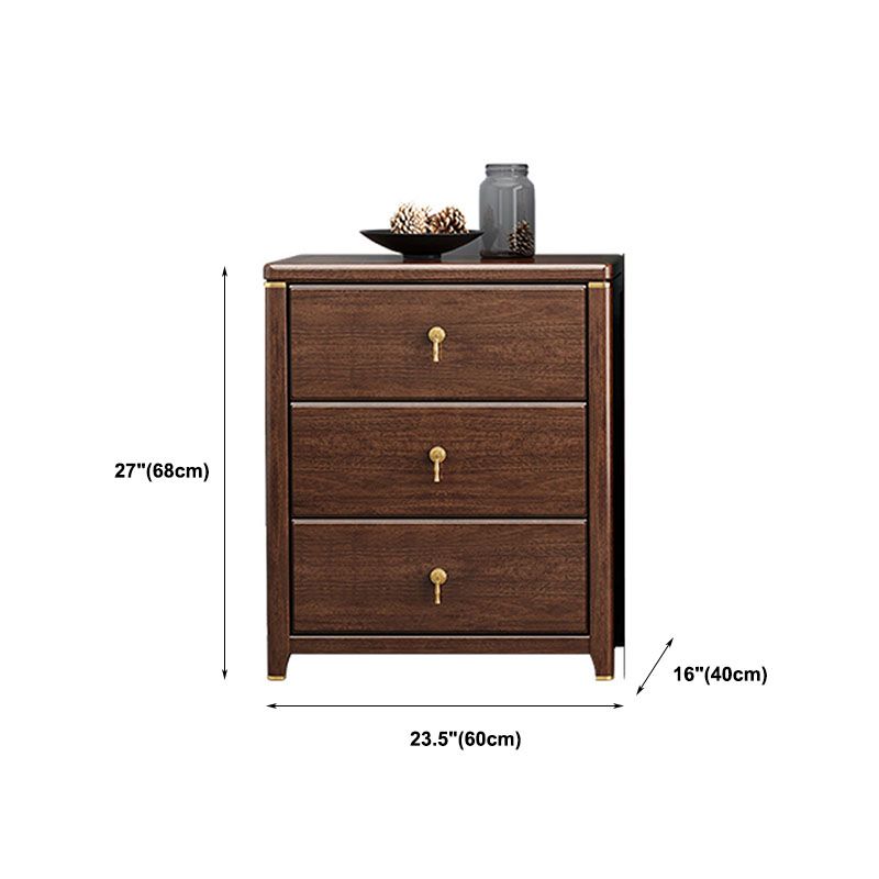 15.6-inch American Traditional Dresser Solid Wood Storage Chest Dresser
