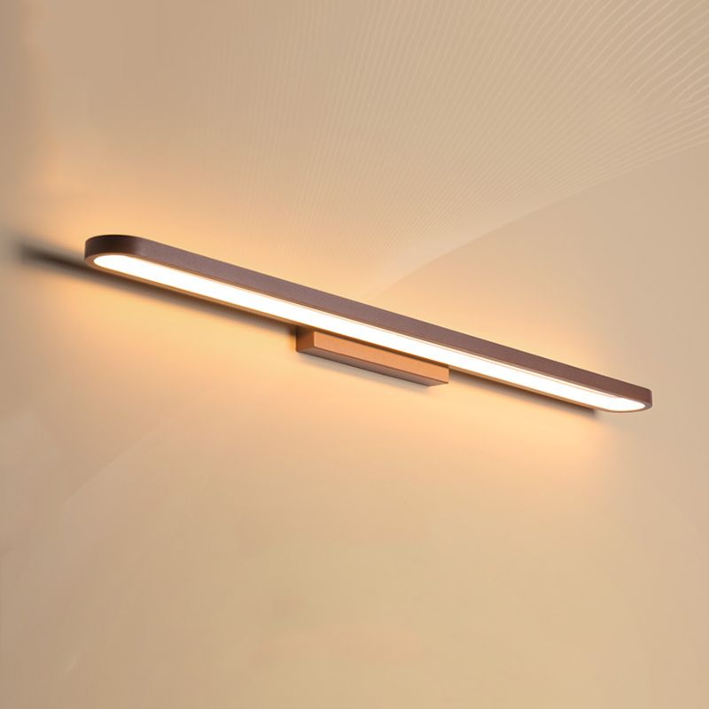 Ellipse Vanity Light Fixtures Modern Simplicity Acrylic Wall Mount Lamp for Bathroom