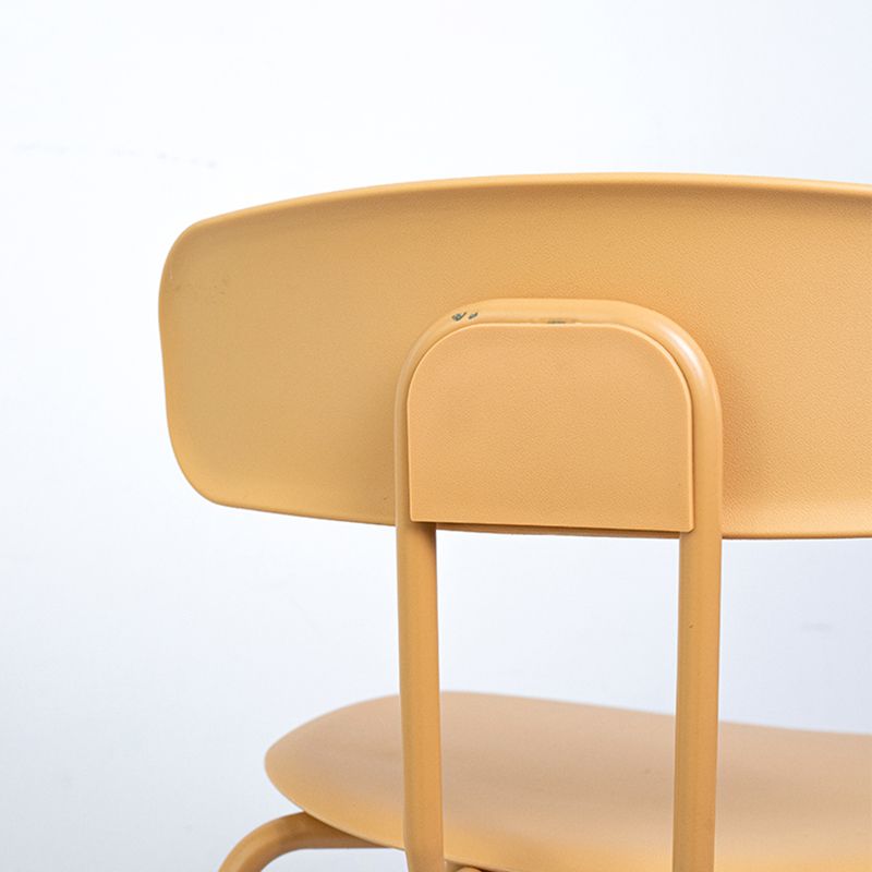 Modern Bar-stool Plastic Counter Bar Stool for Kitchen Bar with Metal Legs