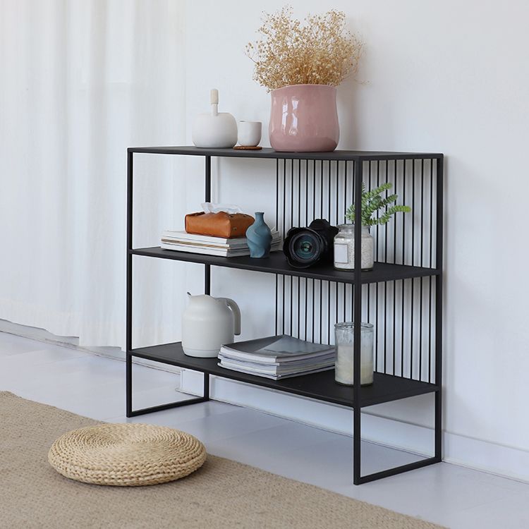 12.6" W Contemporary Console Accent Table Antique Finish Console Sofa Table in Metal