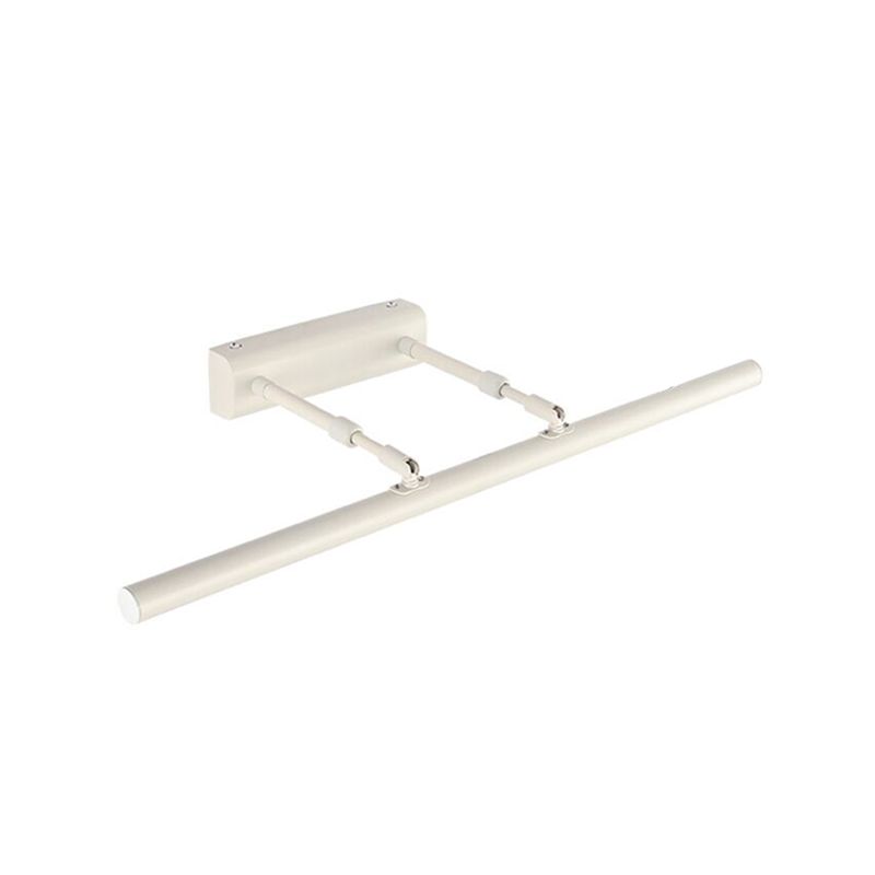 Linear Shape Metal Wall Sconce Modern 1 Light Swing Arm Mirror Wall Mounted Light