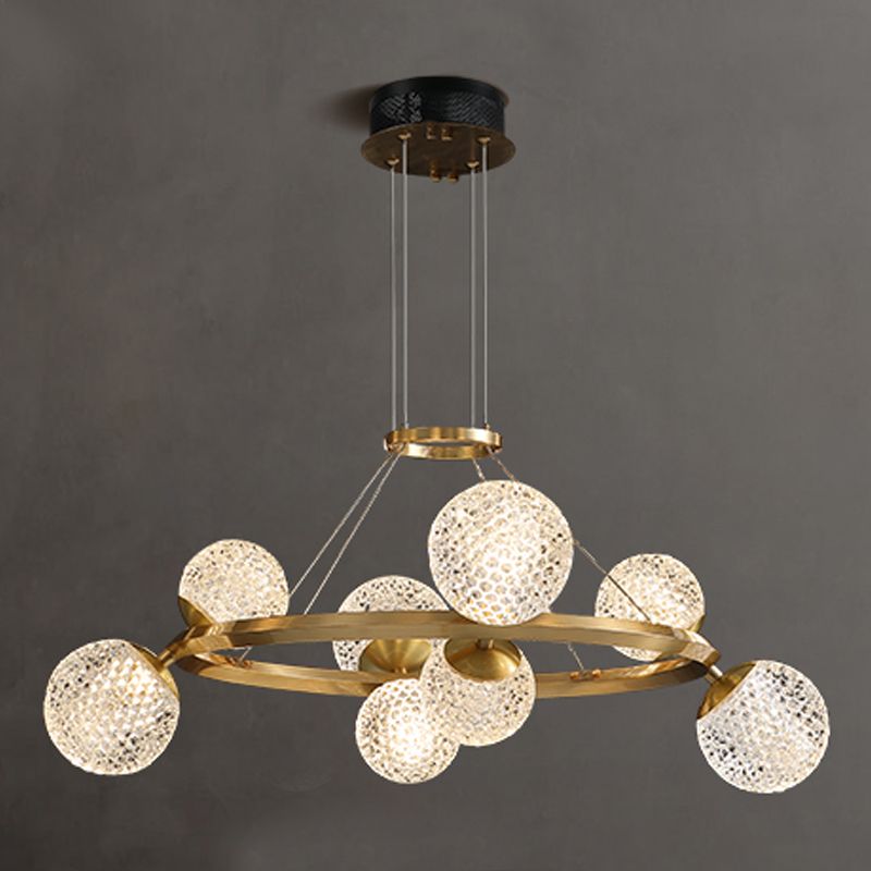 Multi -light sferische tak hangende lichten moderne stijl glas hangende verlichting