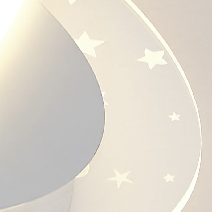 Geometric Shape Metal Ceiling Fans Modern 3-Lights Ceiling Fan Lamp Fixture in White