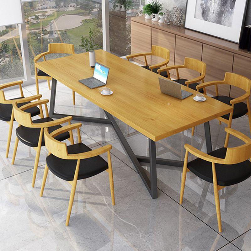 Industrial Dinette Set for Home 1/2/9 Pieces Solid Wood Dining Table Set