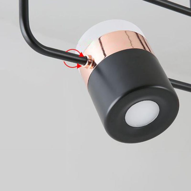 Contemporary Style Cylinder Island Light Fixtures Metal Pendant Light Fixtures