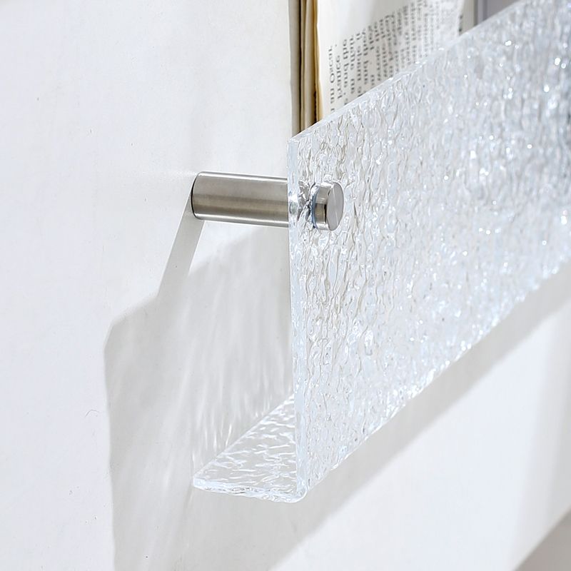 Floating Clear Plastic/Acrylic Bookcase Urban Wall Mounted Shelf