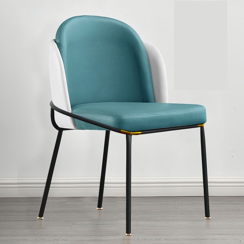 Modern Style Parsons Side Chair Upholstered Indoor Dining Chair