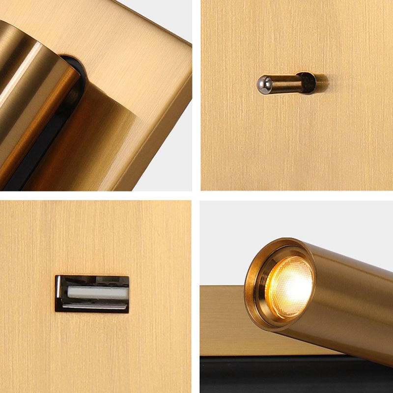 Simplicidad moderna Luce de pared de la pared Luz de aluminio Luz de la pared para la cama