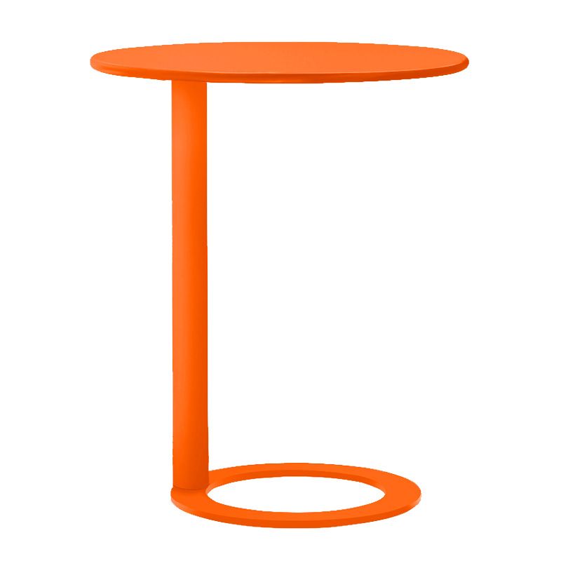 Minimalist Metal Side End Table Pedestal Side End Table for Bedroom